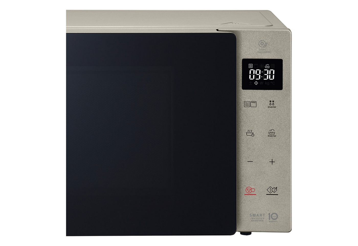 LG Mikrowelle MH 6535 NBS, (25 L, 1000 Watt) mit Quarzgrill, Smart Inverter Technologie & EasyClean, Grill, 25 l, echte Glasfront – Bild 4 von 5
