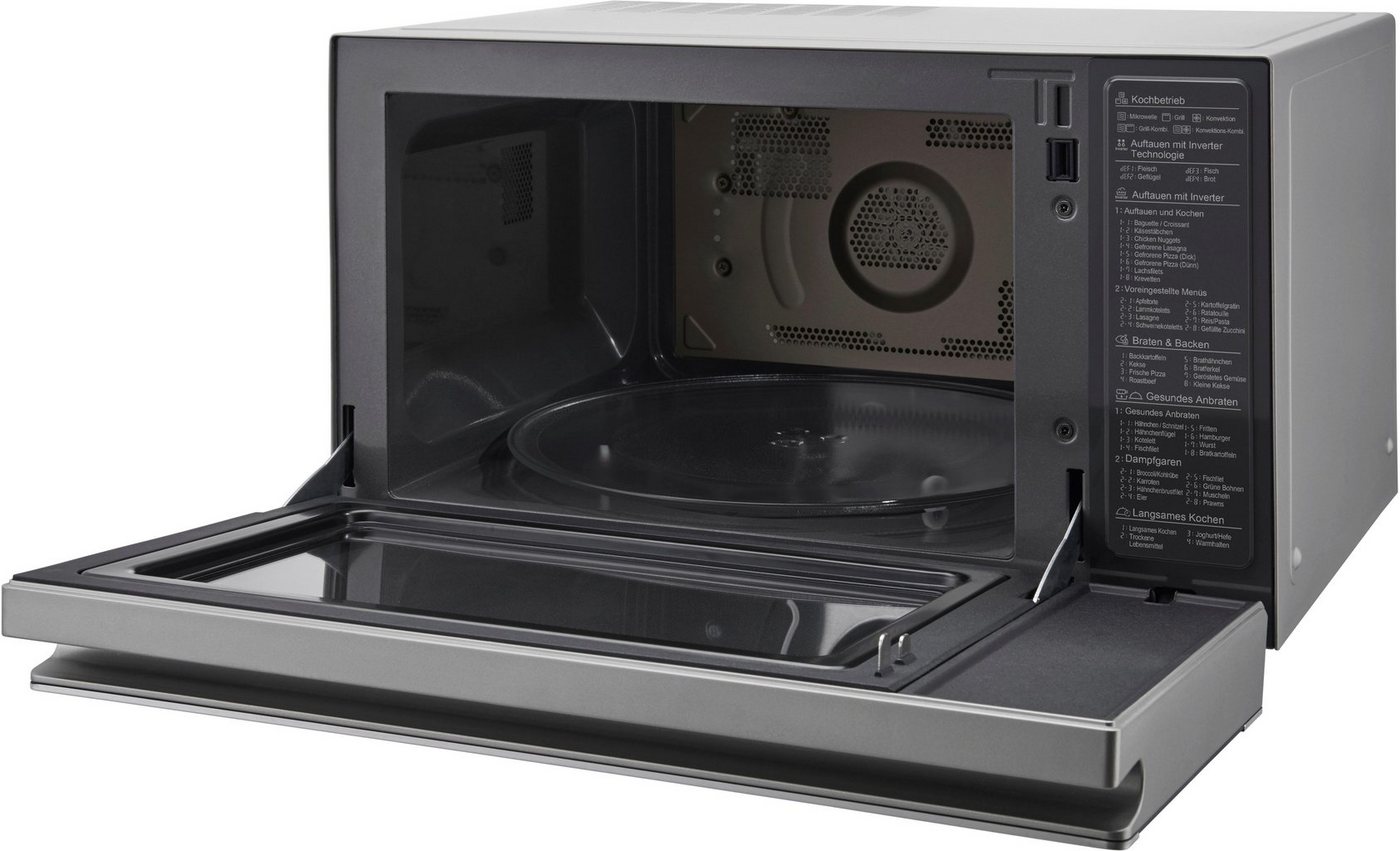 LG Mikrowelle MJ 3965 ACS, Grill, Mikrowelle, Heißluft, 39 l, 1100 Watt, Hybrid-Heißluftofen 4-in-1 – Bild 3 von 5
