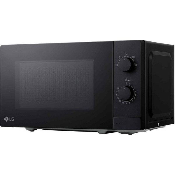 LG Mikrowelle MS2082F, Mikrowelle, 20 l, 3 Stufen + Auftauen & Warmhalten, Elegante Vollglastür