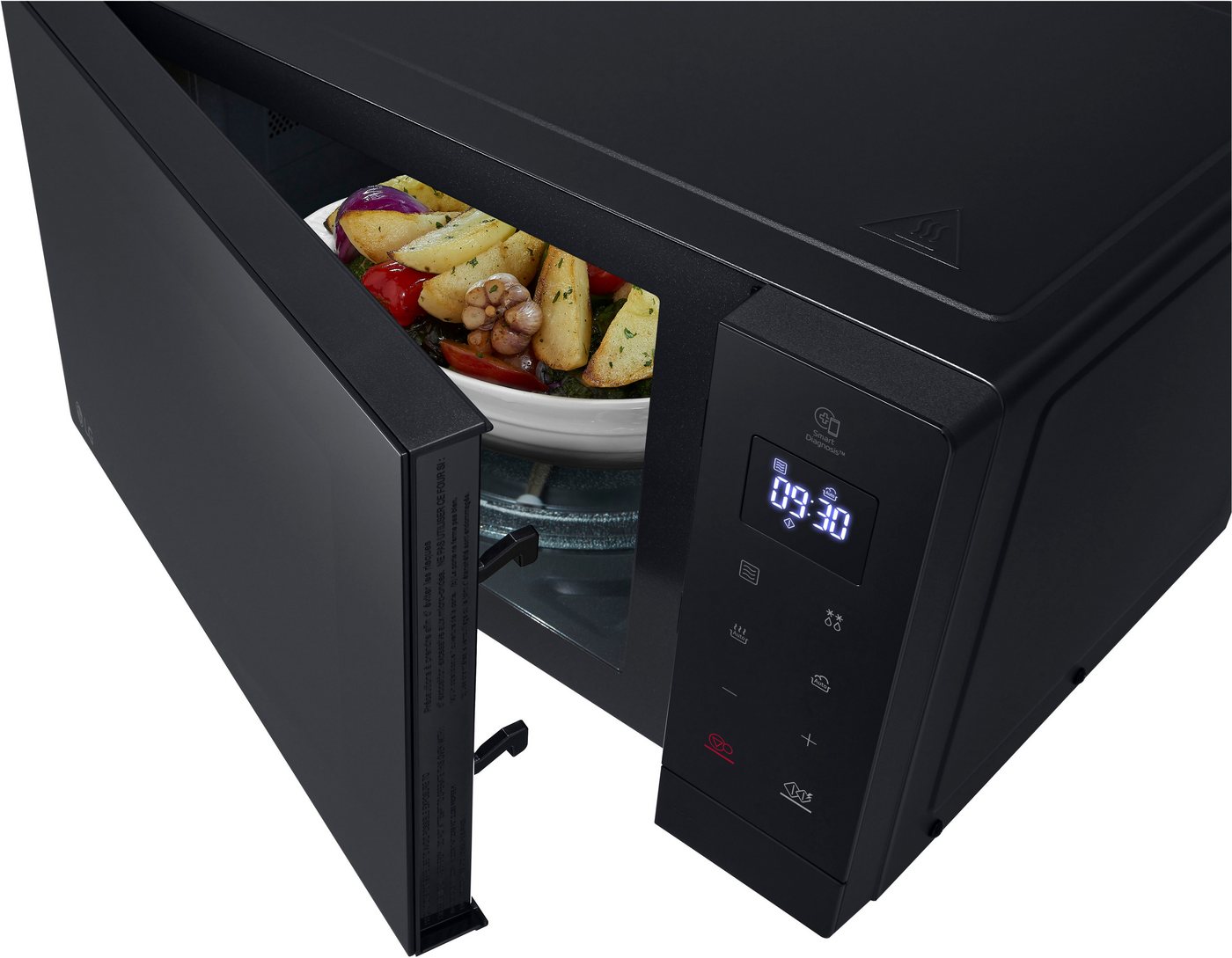 LG Mikrowelle MS3032JAS, Mikrowelle, 30 l, 30 Liter Kapazität, Leistung Mikrowelle 900 W, Schwarz – Bild 5 von 5