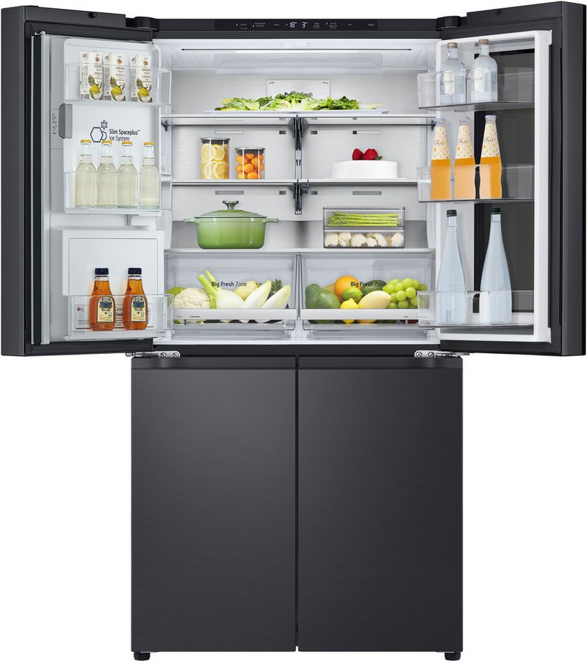 LG Multi Door GMG960EVEE, 179,2 cm hoch, 91,4 cm breit, InstaView®: zweimal klopfen, reinschauen! mit Craft Ice - Spender – Bild 3 von 5