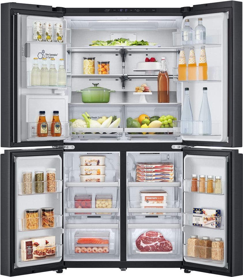 LG Multi Door L-Serie GML960EVBE, Total No Frost, Wasser- und Eisspender, LINEARCooling – Bild 2 von 5