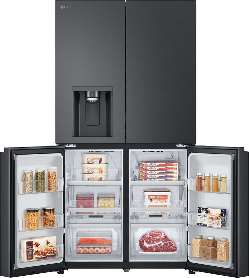 LG Multi Door L-Serie GML960EVBE, Total No Frost, Wasser- und Eisspender, LINEARCooling – Bild 3 von 5