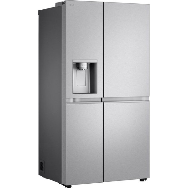 LG Side-by-Side GSLE91MBAC, 179 cm hoch, 91,3 cm breit, Eis-, Crushed Ice- und Wasserspender mit Wassertank, NoFrost