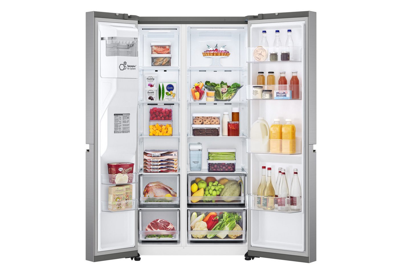 LG Side-by-Side GSLV71PZTD, 179 cm hoch, 91,3 cm breit – Bild 3 von 5