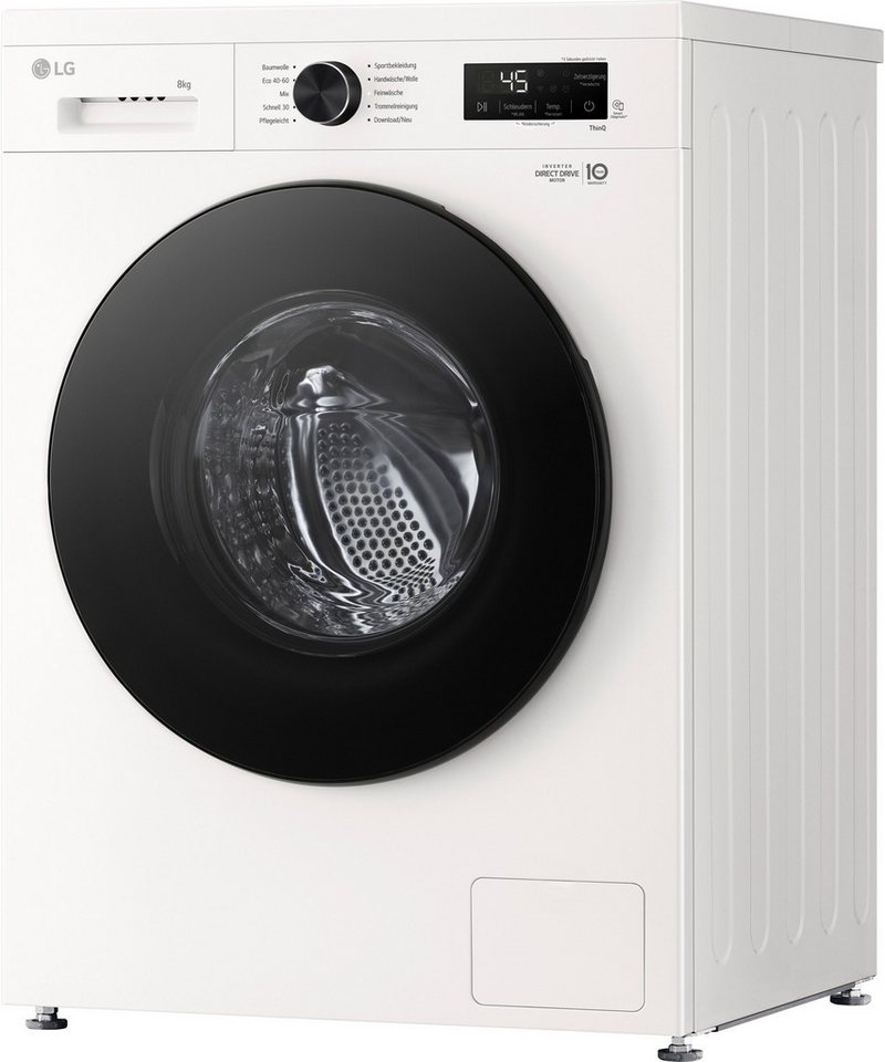 LG Waschmaschine VB F4WB308Y, 8 kg, 1400 U/min, unterbaufähig – Bild 2 von 5