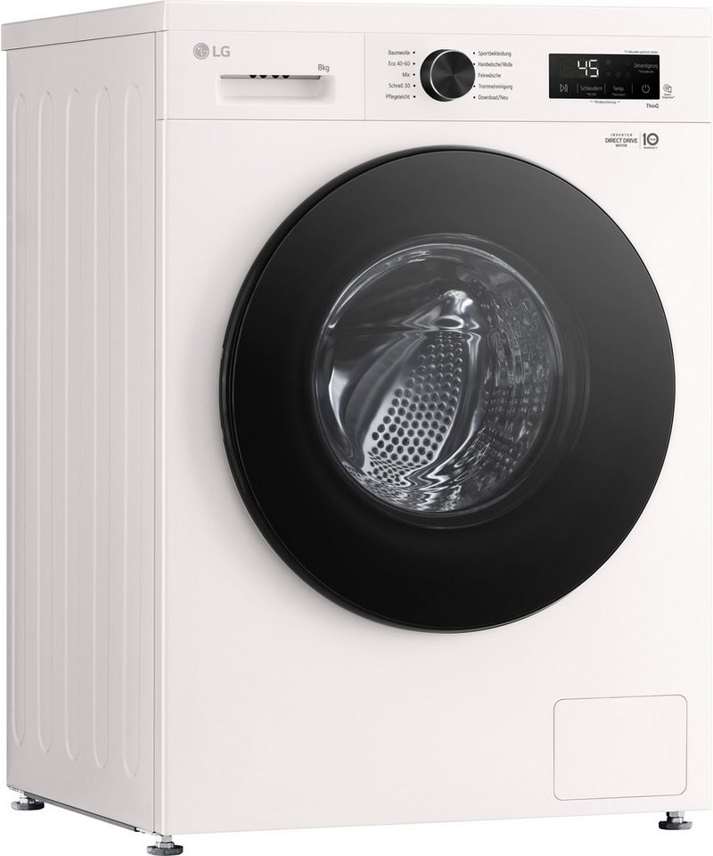 LG Waschmaschine VB F4WB308Y, 8 kg, 1400 U/min, unterbaufähig – Bild 3 von 5