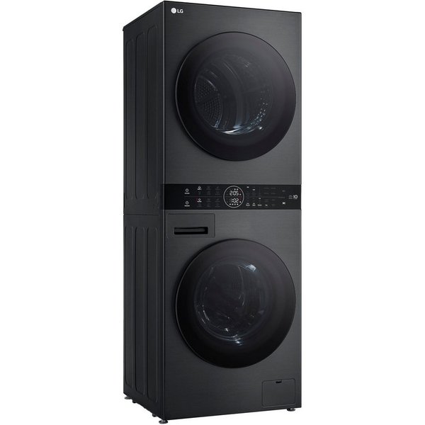LG Waschtrockner WT1210BBF, 12 kg, 10 kg, 1400 U/min, KI-Technologie zur Erkennung von Stofftextur und Größe der Ladung