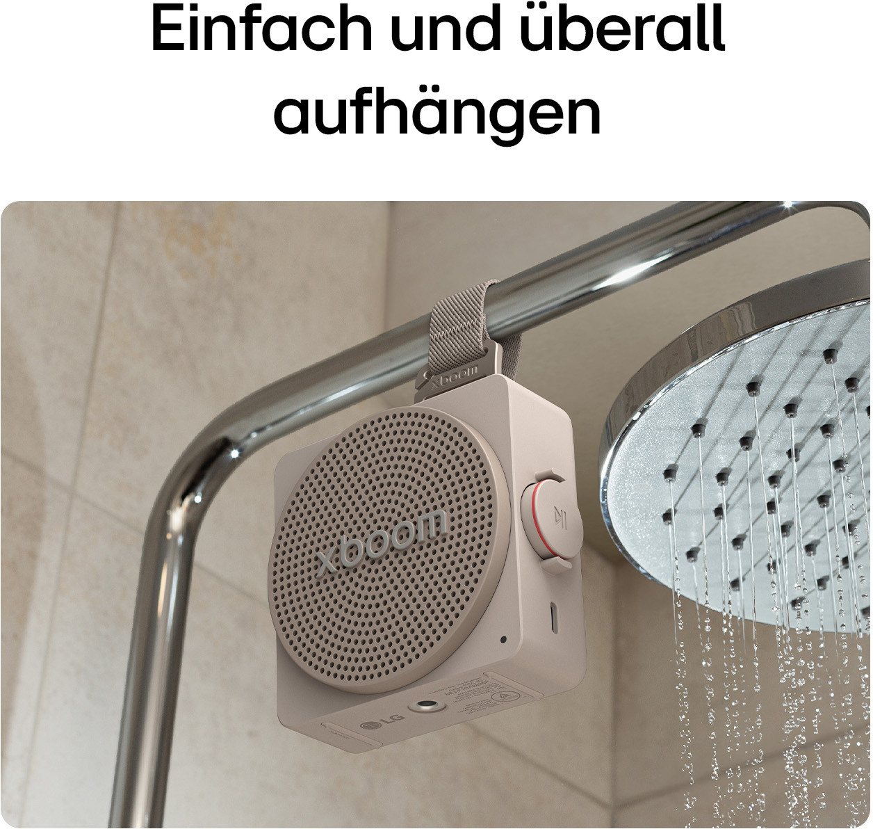 LG xboom Mini Portable-Lautsprecher 1.0 (Bluetooth, 15 W) – Bild 3 von 5