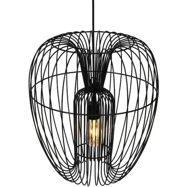 Liadomo Pendelleuchte Giarre, ohne Leuchtmittel, aus pulverbeschichtetem Eisen, Industrial-Look, exkl. Leuchtmittel