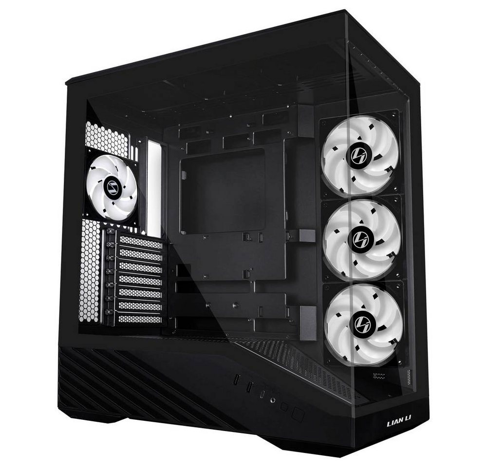 Lian Li PC-Gehäuse Vector V100 Midi-Tower PC-Gehäuse, Gehäuse, Gaming-Gehäuse Schwarz – Bild 2 von 5