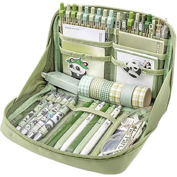 LIANNA Federmäppchen Federmäppchen Federmäppchen, Schreibwaren Schreibtisch Organizer, (Set, 1-tlg., Künstlerbedarf und kleinen Accessoires), Große Kapazität fü