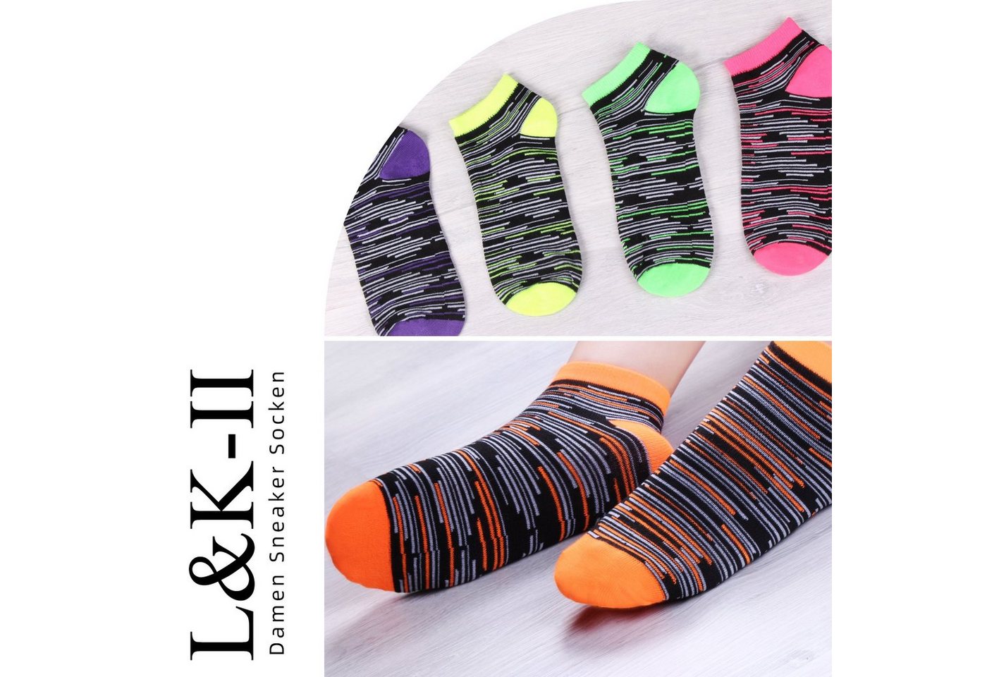 Libella Sneakersocken 92220 (12er-Pack) Sneaker Socken uni Farbe – Bild 2 von 5