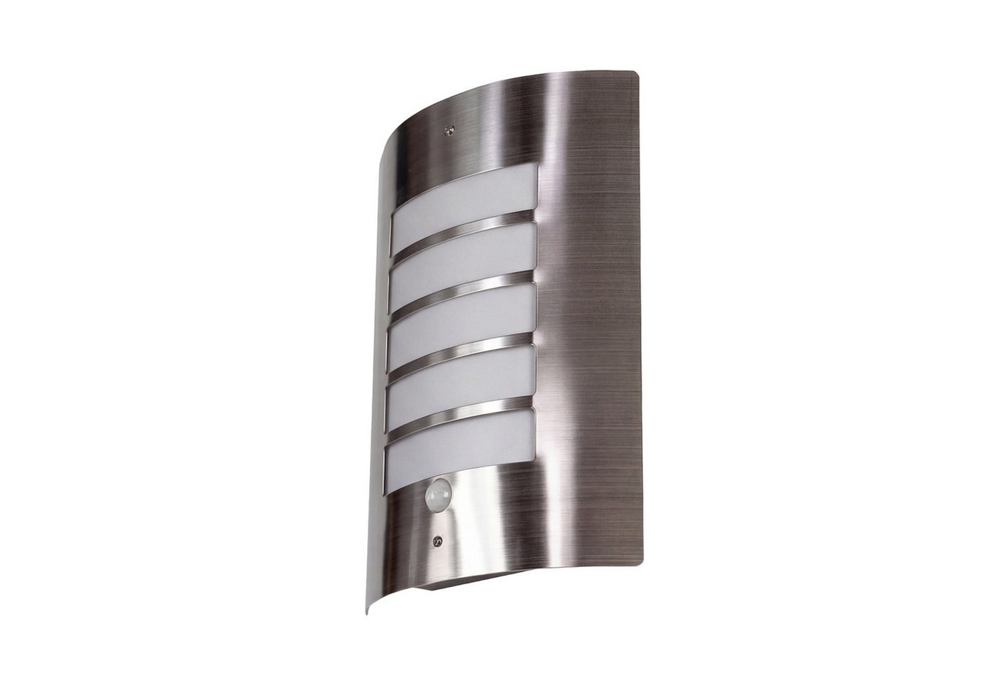 Licht-Erlebnisse Außen-Wandleuchte LYNMARK, ohne Leuchtmittel, Moderne Wandlampe mit Bewegungsmelder Edelstahl außen Eingang Tür – Bild 3 von 5