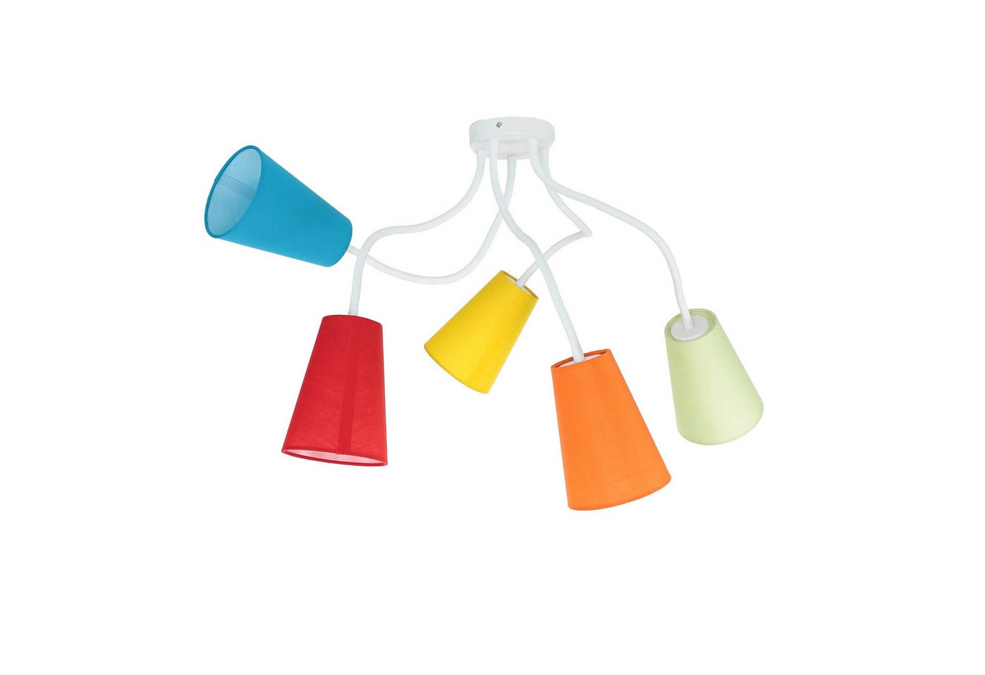 Licht-Erlebnisse Deckenleuchte WIRE, ohne Leuchtmittel, Deckenlampe Bunt flexible Arme stylisch Kinderzimmer Lampe – Bild 5 von 5