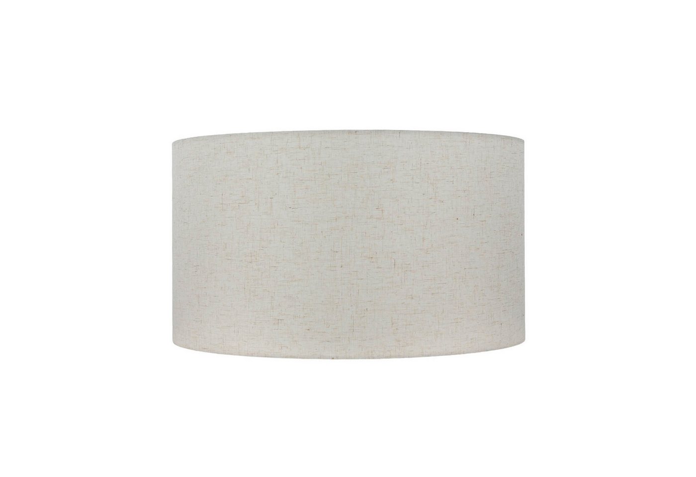 Licht-Erlebnisse Lampenschirm LAMPENSCHIRM, Zylinder Ø 50 cm aus Leinen in Natur für E27 Stehlampe – Bild 3 von 5