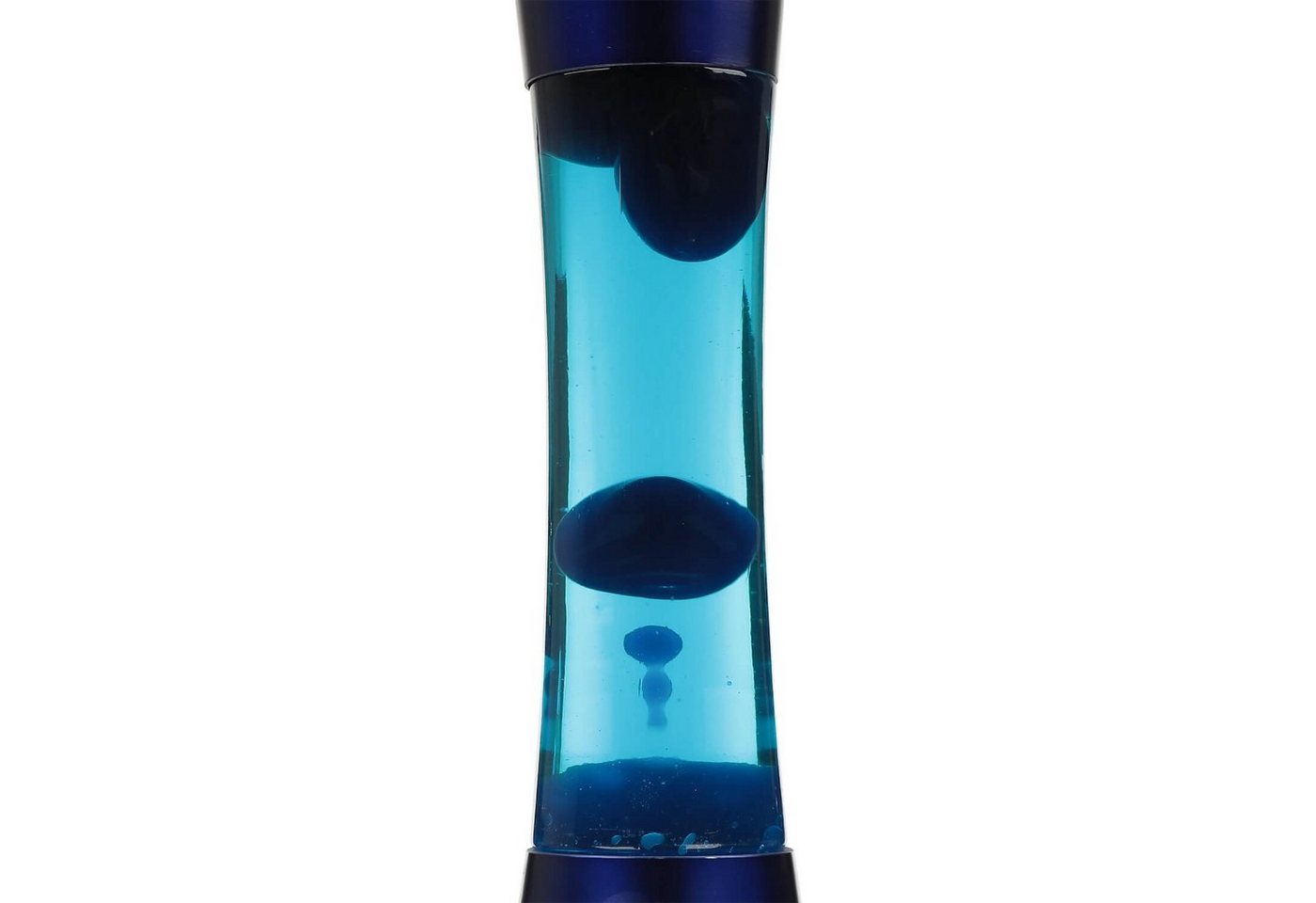 Licht-Erlebnisse Lavalampe RINGO, Warmweiß, Retro Lampe Blau inkl. G9 Leuchtmittel Tischleuchte – Bild 4 von 5