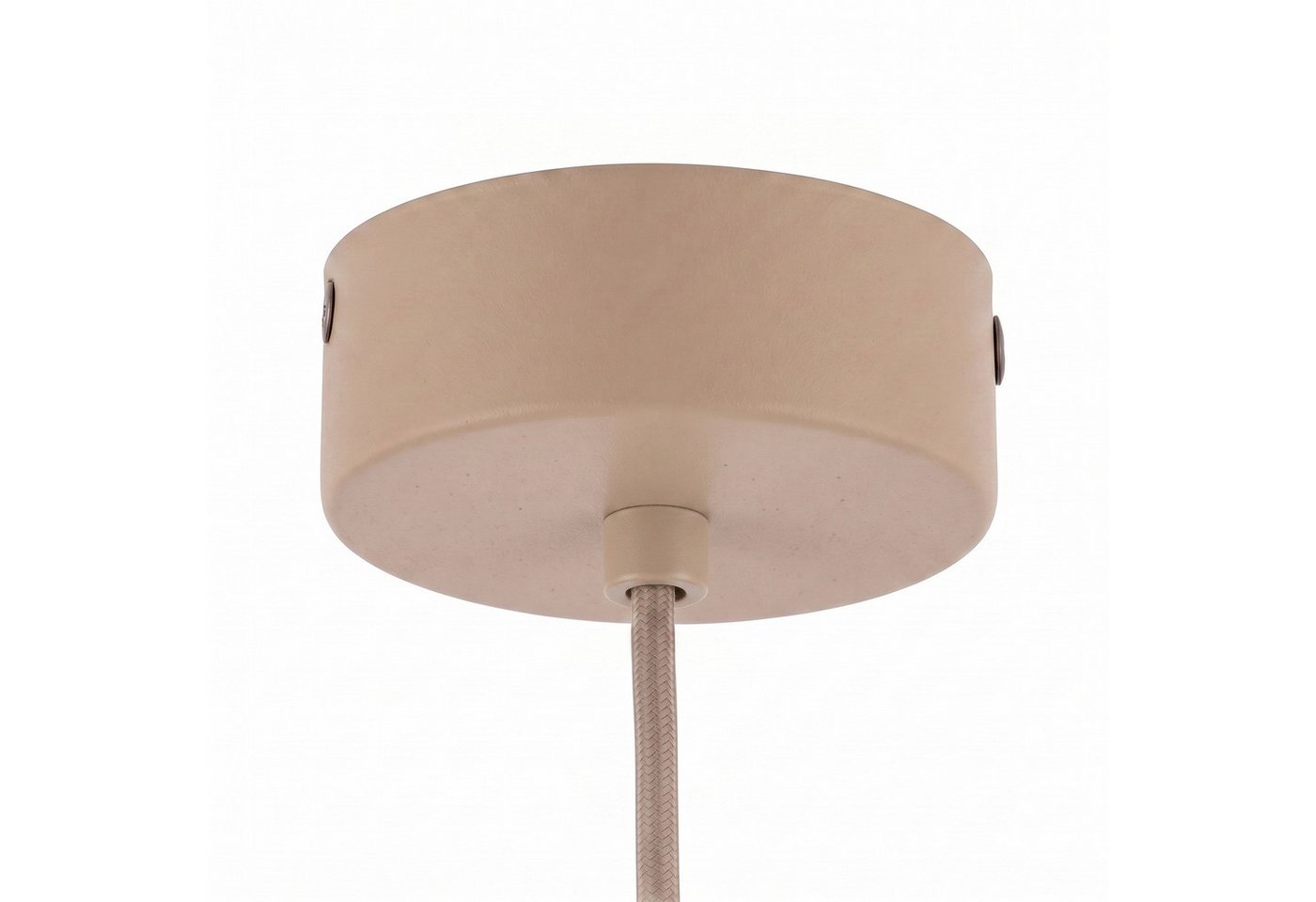 Licht-Erlebnisse Pendelleuchte UMERA, ohne Leuchtmittel, Glas Metall E27 H: max. 175 cm Sandfarben Cognac rund Modern – Bild 5 von 5