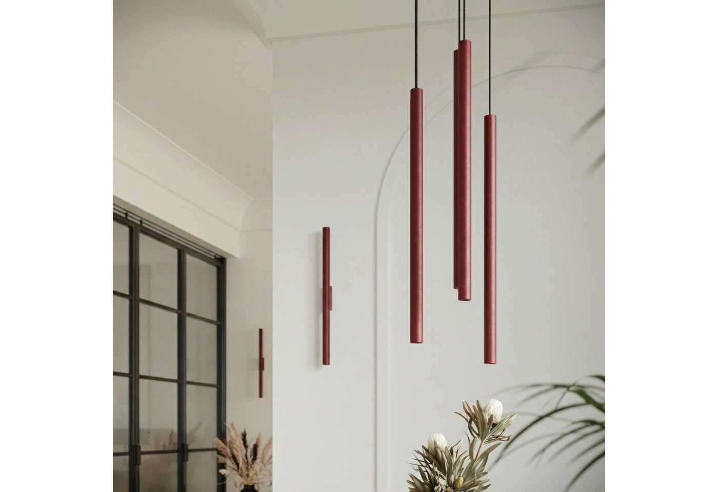 Licht-Erlebnisse Wandleuchte PETERA, ohne Leuchtmittel, Up Down 50 cm hoch G9 2-flammig Modern – Bild 4 von 5