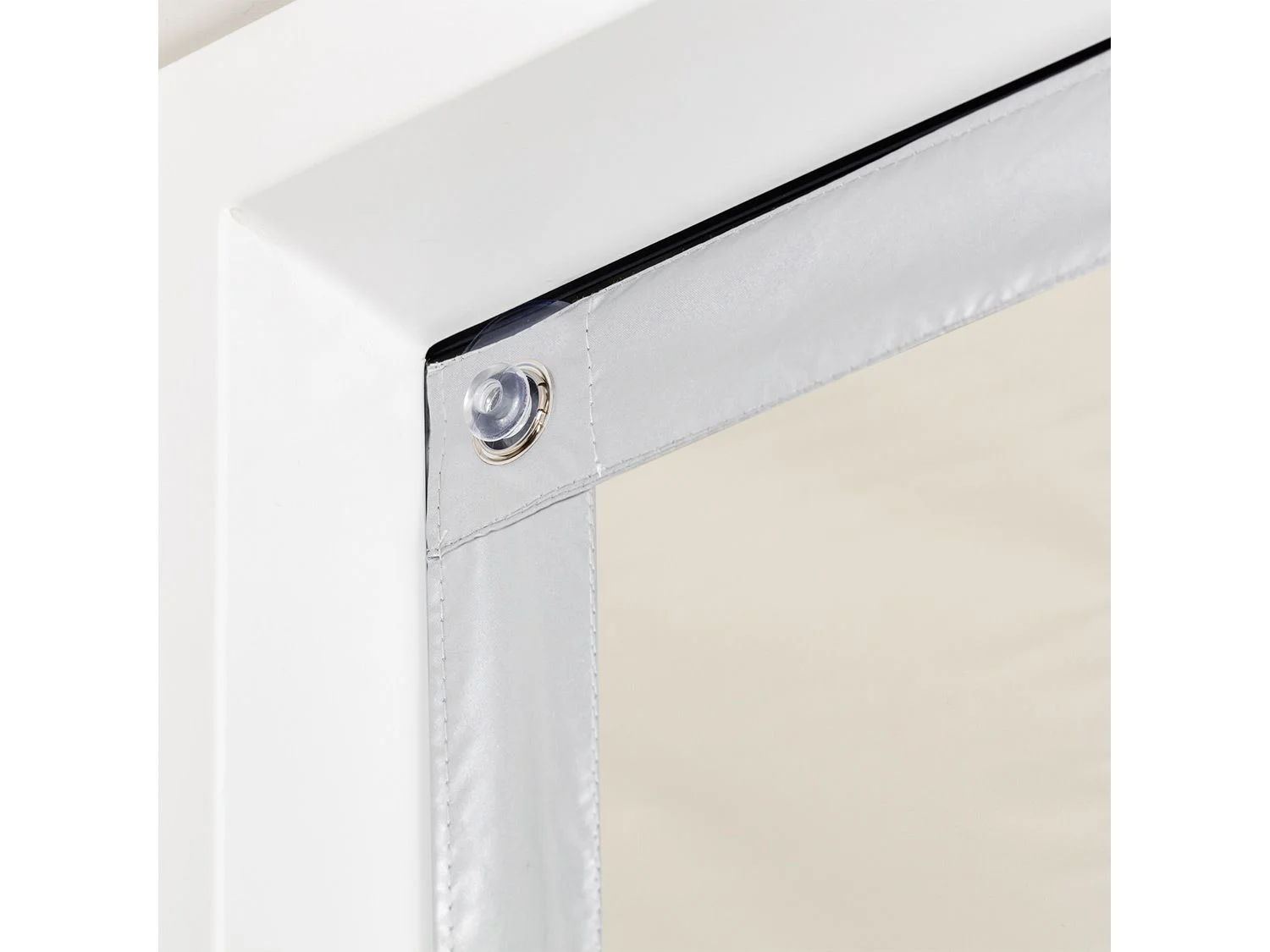 LICHTBLICK Dachfenster Sonnenschutz Haftfix, ohne Bohren, Verdunkelung (Beige, 36x51,5 cm für C02/102) – Bild 4 von 4