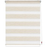 LICHTBLICK Duo Rollo Klemmfix, ohne Bohren (Natur, 90x220 cm)