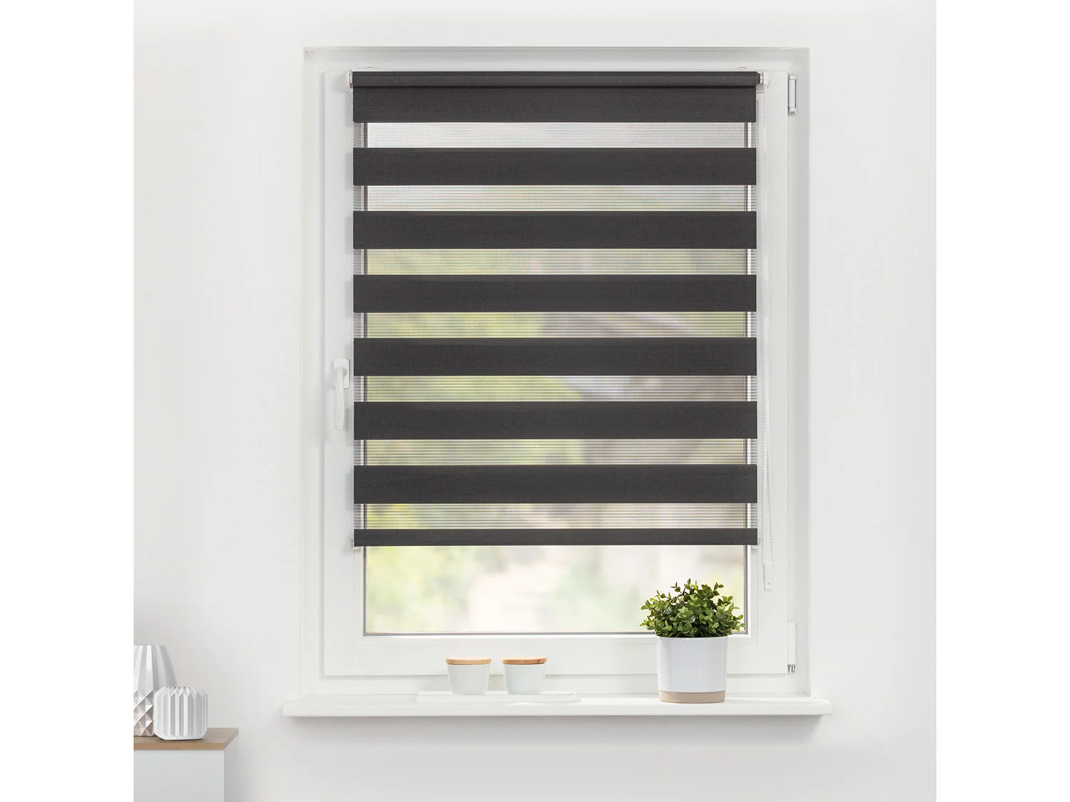 LICHTBLICK Duo Rollo Klemmfix, Anthrazit, 90x150 cm – Bild 2 von 4