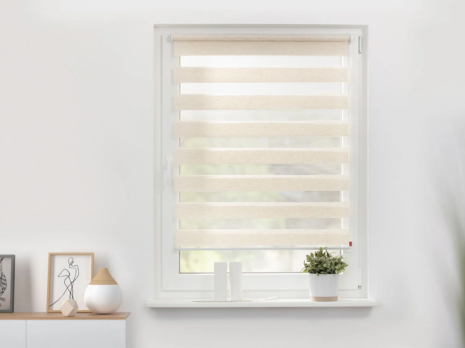 LICHTBLICK Duo Rollo Klemmfix, ohne Bohren (Natur, 60x150 cm) – Bild 4 von 4