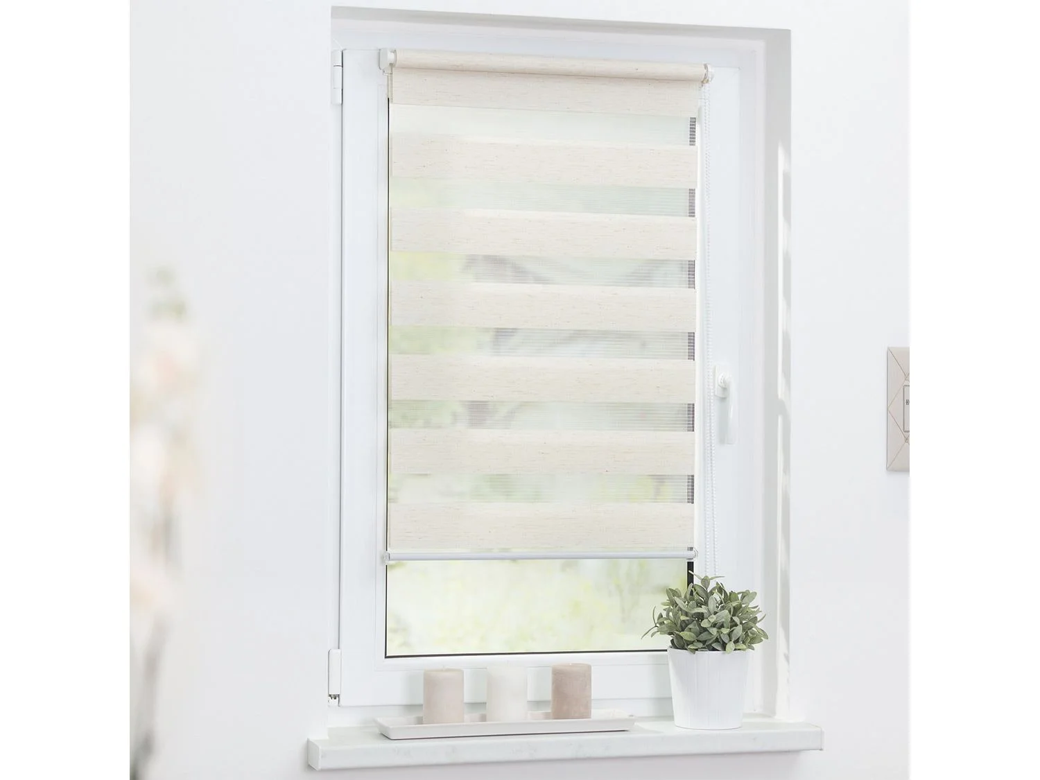 LICHTBLICK Duo Rollo Klemmfix, oh, Natur, 55x150 cm – Bild 4 von 4