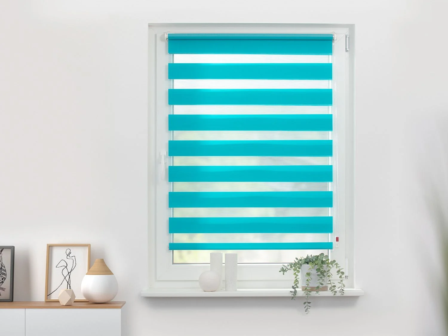 LICHTBLICK Duo Rollo Klemmfix, ohn, Blau, 60x220 cm – Bild 4 von 4