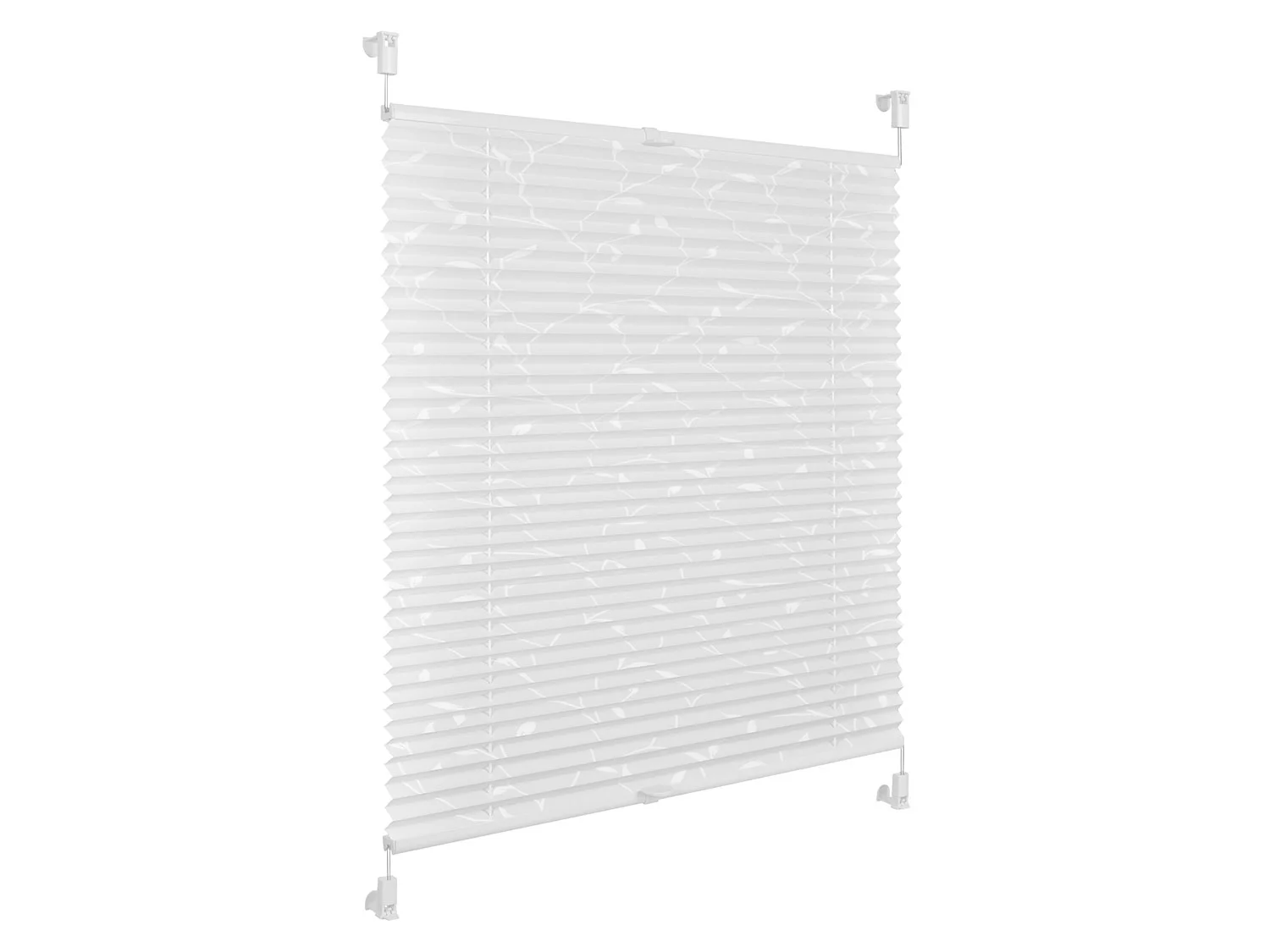 LICHTBLICK Plissee Klemmfix, ohne Bohren, verspannt, blickdicht (Effekt: Planze, 70 x 130 cm) – Bild 3 von 4