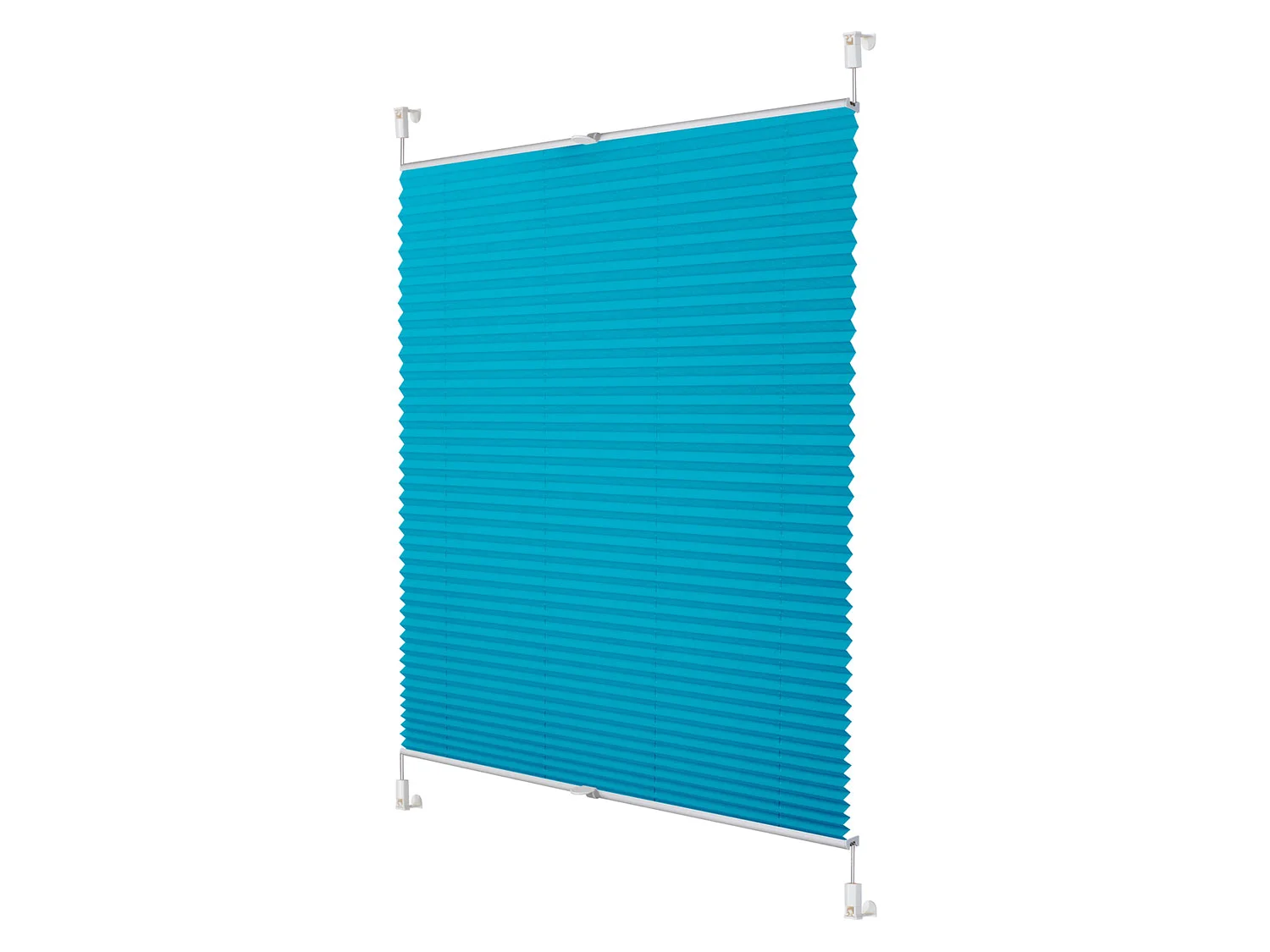 LICHTBLICK Plissee Klemmfix, ohne (Blau, 55x130 cm) – Bild 3 von 4