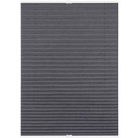 LICHTBLICK Plissee Klemmfix, ohne Bohren, verspannt (Grau, 90x210 cm)
