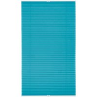 LICHTBLICK Plissee Klemmfix, ohne Bohren, verspannt (Blau, 90x210 cm)