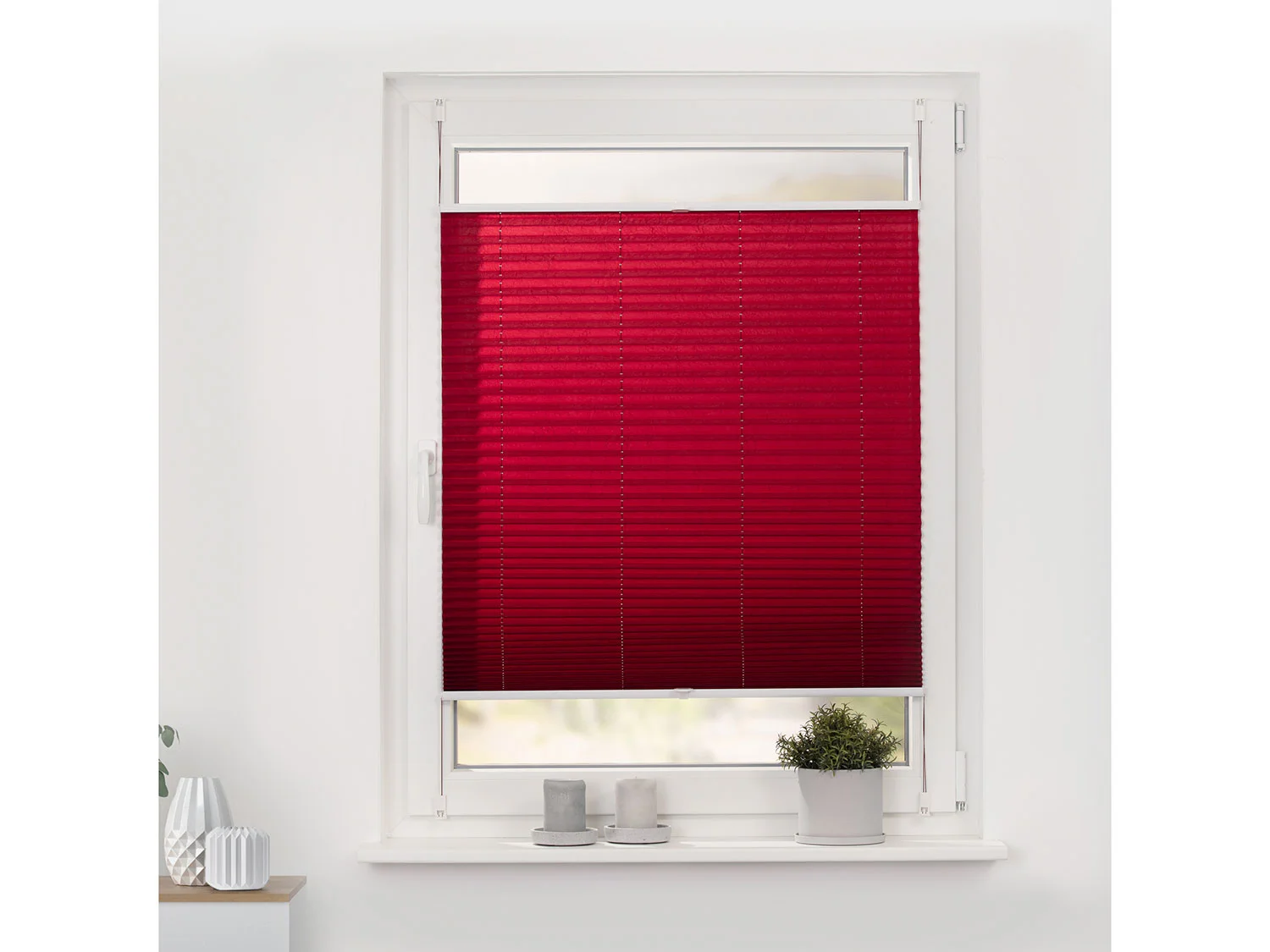 LICHTBLICK Plissee Klemmfix, ohne (Brombeer, 50x130 cm) – Bild 2 von 4