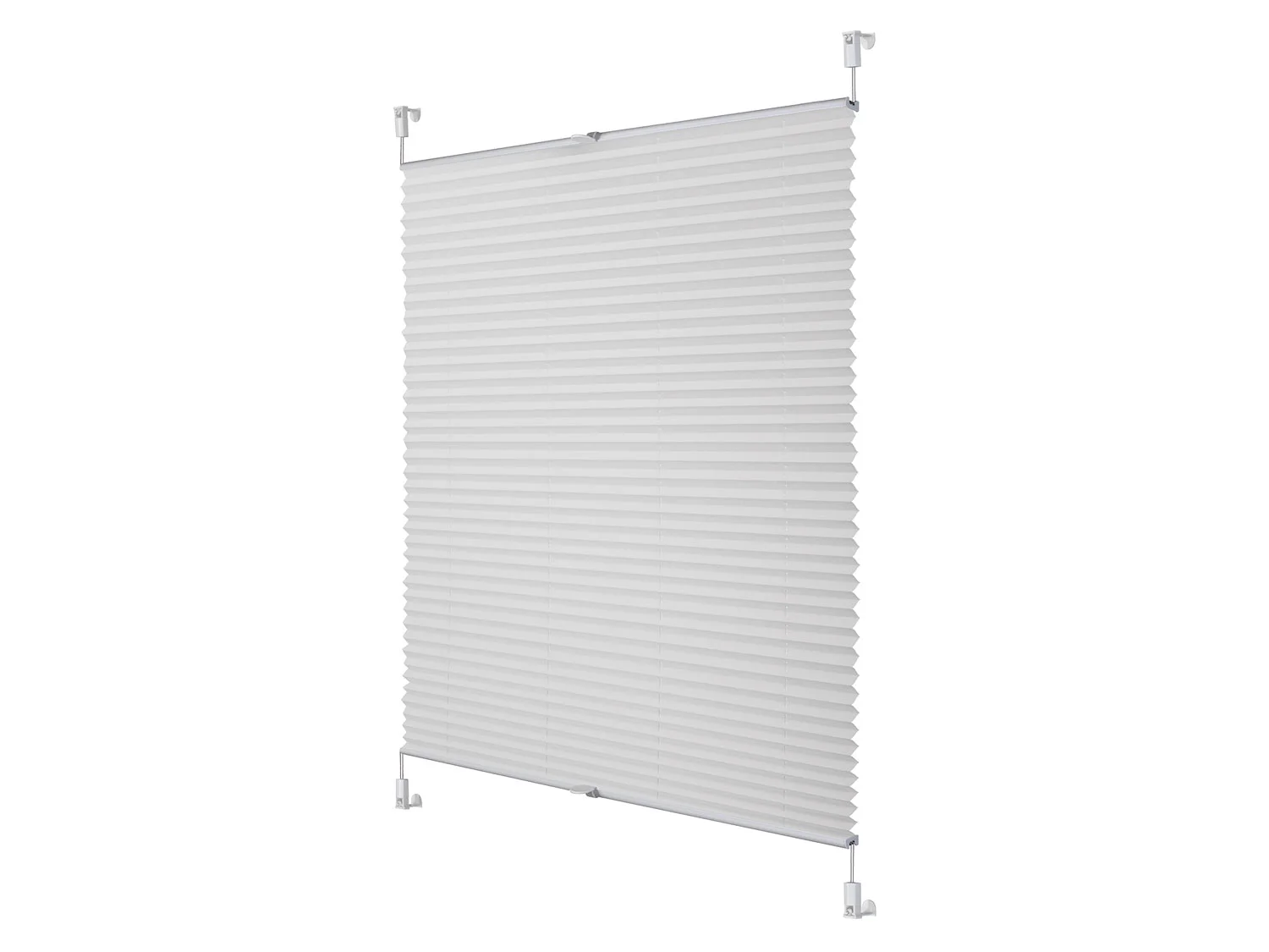 LICHTBLICK Plissee Klemmfix, ohne (Weiß, 55x130 cm) – Bild 3 von 4