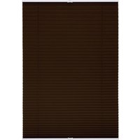 LICHTBLICK Plissee Klemmfix, ohne Bohren, verspannt (Braun, 60x210 cm)