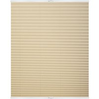 LICHTBLICK Plissee Klemmfix, ohne (Creme, 55x130 cm)