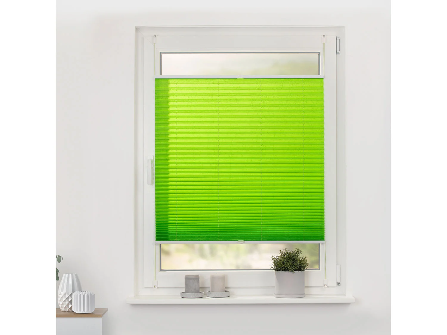 LICHTBLICK Plissee Klemmfix, ohne (Grün, 55x130 cm) – Bild 2 von 4