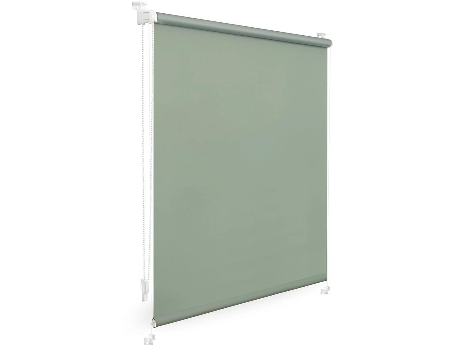 LICHTBLICK Rollo Klemmfix, ohne Bohren, verspannt, Verdunkelung (Salbei, 80 X 200 CM) – Bild 3 von 4