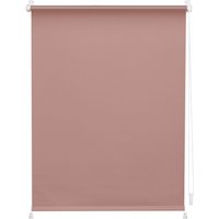 LICHTBLICK Rollo Klemmfix, ohne Bohren, verspannt, Verdunkelung (Altrosa, 90 x 150 cm)