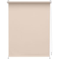LICHTBLICK Rollo Klemmfix, ohne Bohren, verspannt, Verdunkelung (Creme, 90 x 150 cm)
