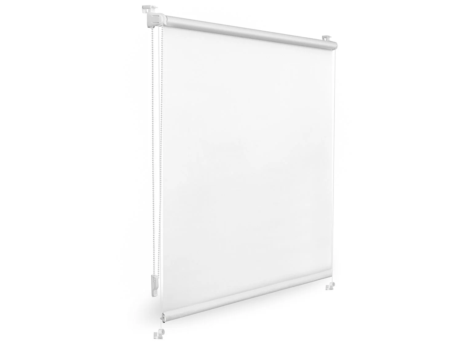 LICHTBLICK Rollo Klemmfix, ohne Bohren, verspannt, Verdunkelung (weiß, 90 x 150 cm) – Bild 3 von 4