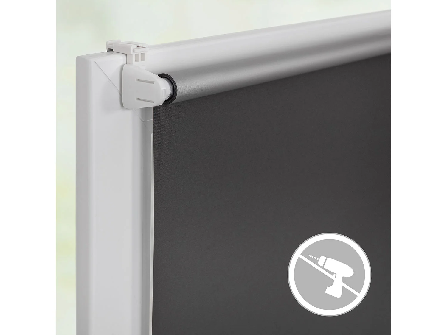 LICHTBLICK Thermo-Rollo Klemm, Anthrazit, 95x150 cm – Bild 4 von 4