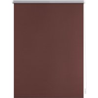 LICHTBLICK Thermo-Rollo Klemmfix, ohne Bohren, Verdunkelung (Braun, 80x220 cm)