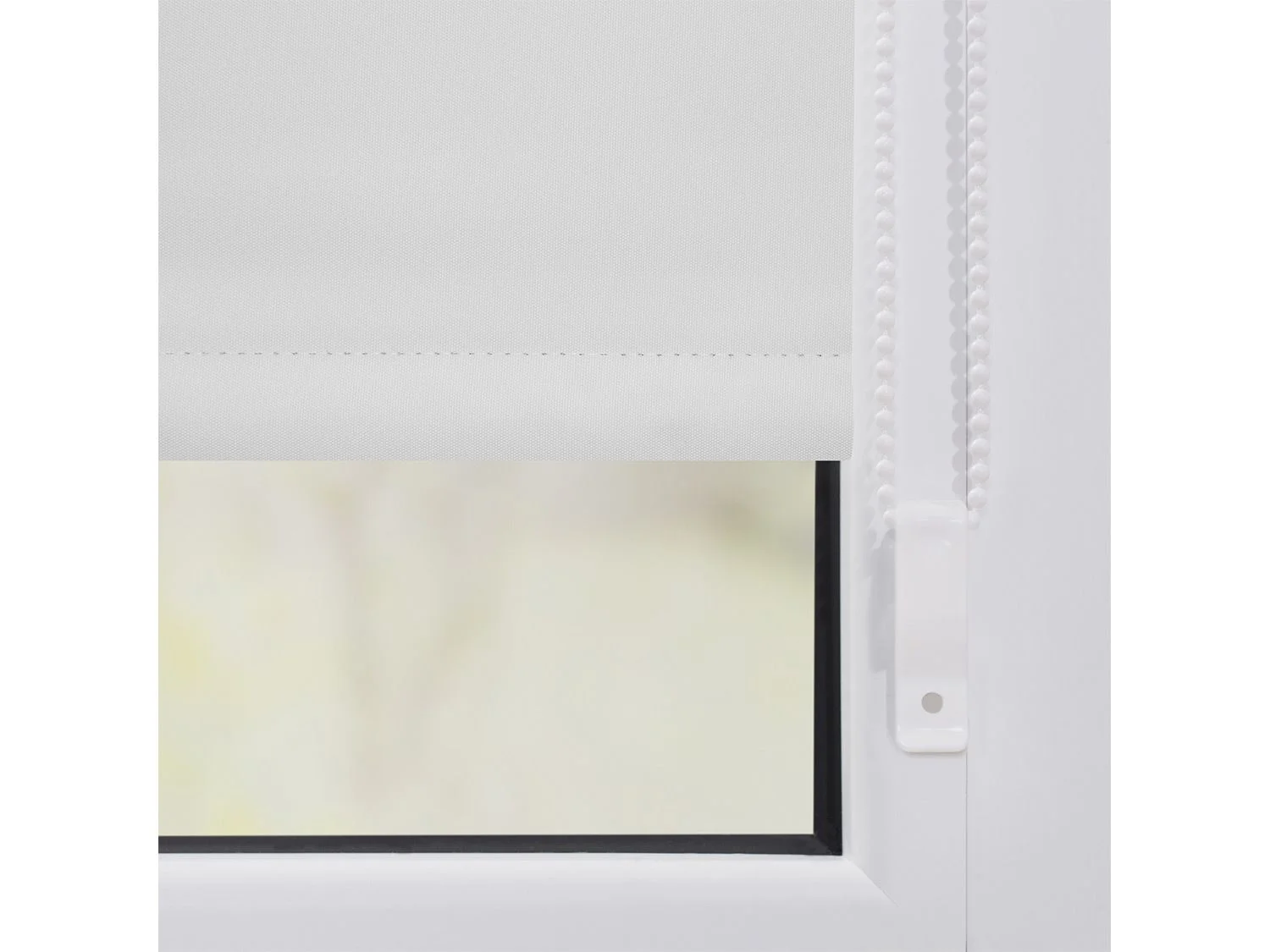 LICHTBLICK Thermo-Rollo Klemmfix, ohne Bohren, Verdunkelung (Weiß, 45x150 cm) – Bild 2 von 4