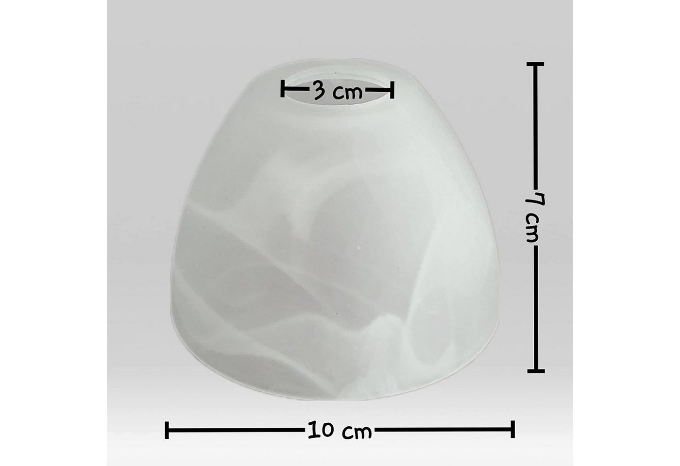Lichthandel Hoch Lampenschirm E14 Lampenglas Ersatzschirm Lampe Lampenschirm Ersatzglas – Bild 2 von 3