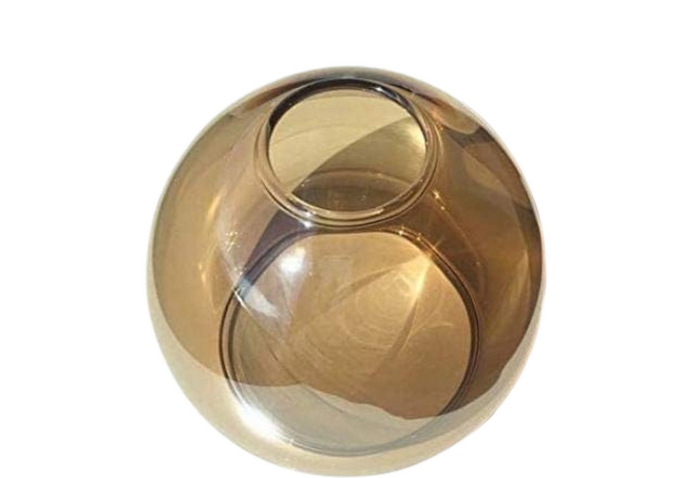 Lichthandel Hoch Lampenschirm klein Hängelampe E14 Lampenschirm Glas Castello Ersatzglas goldfarbig, passend E14 Fassung, Lampenschirm Hängelampe LED geeignet – Bild 4 von 5
