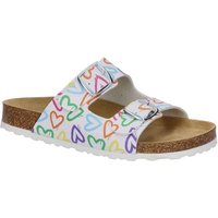 LICO Damen Pantolette Bioline Heart, Größe 38 in Silber