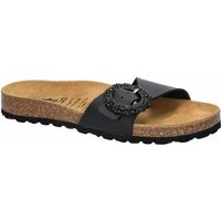 LICO Damen Pantolette Bioline Once Style, Größe 36 in Schwarz