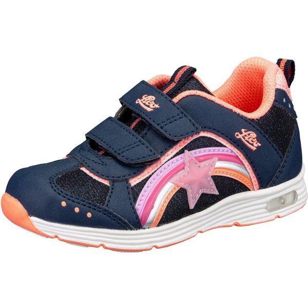 Lico Freizeitschuh Rainbow V Blinky Klettschuh